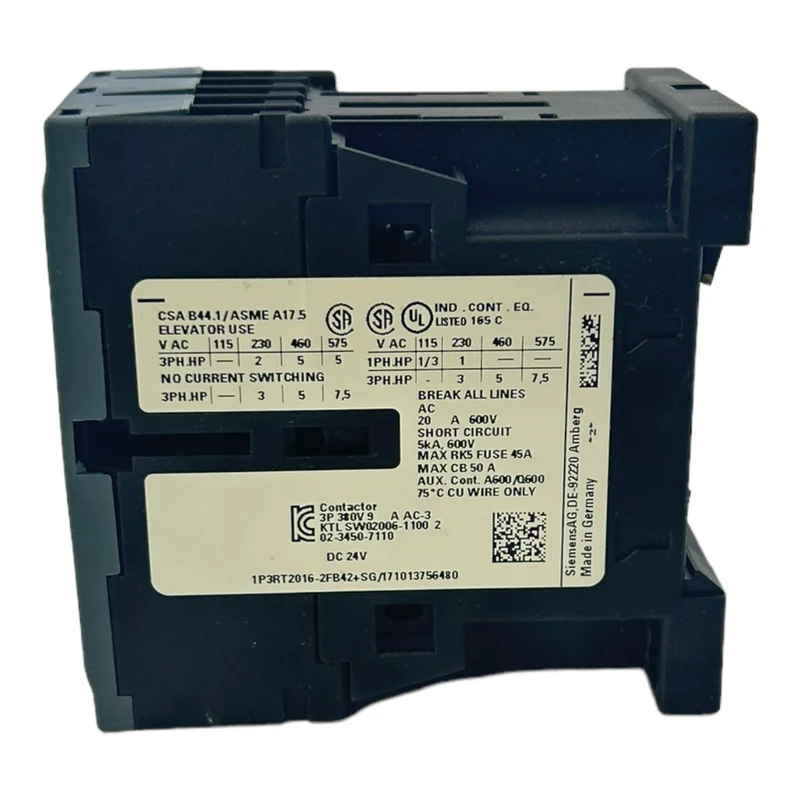 Siemens 3RT2016-2FB42 Leistungsschalter für industriellen Einsatz 50/60Hz 24V DC
