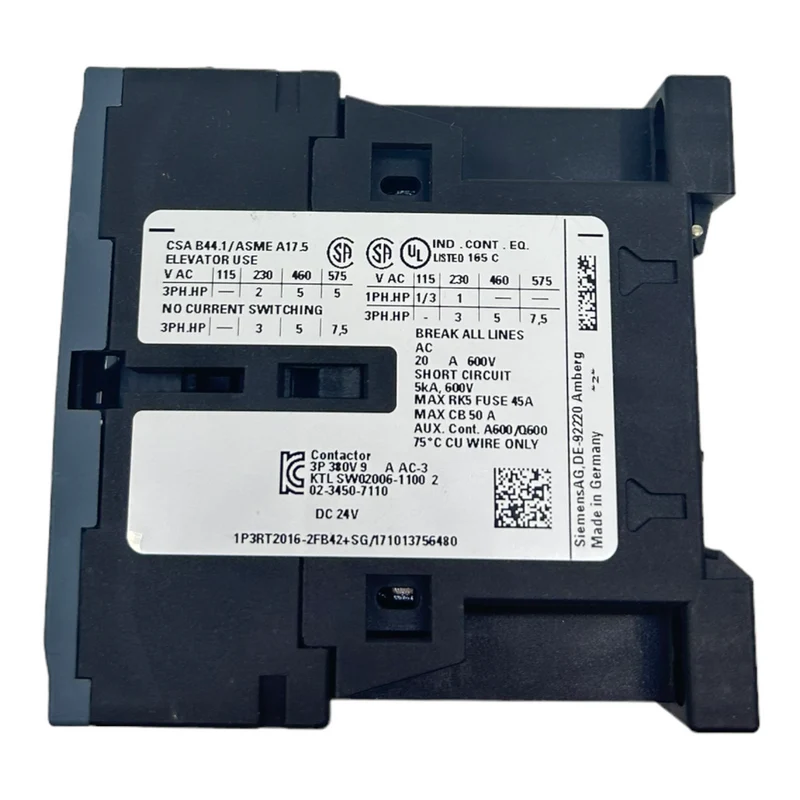 Siemens 3RT2016-2FB42 Leistungsschalter für industriellen Einsatz 50/60Hz 24V DC