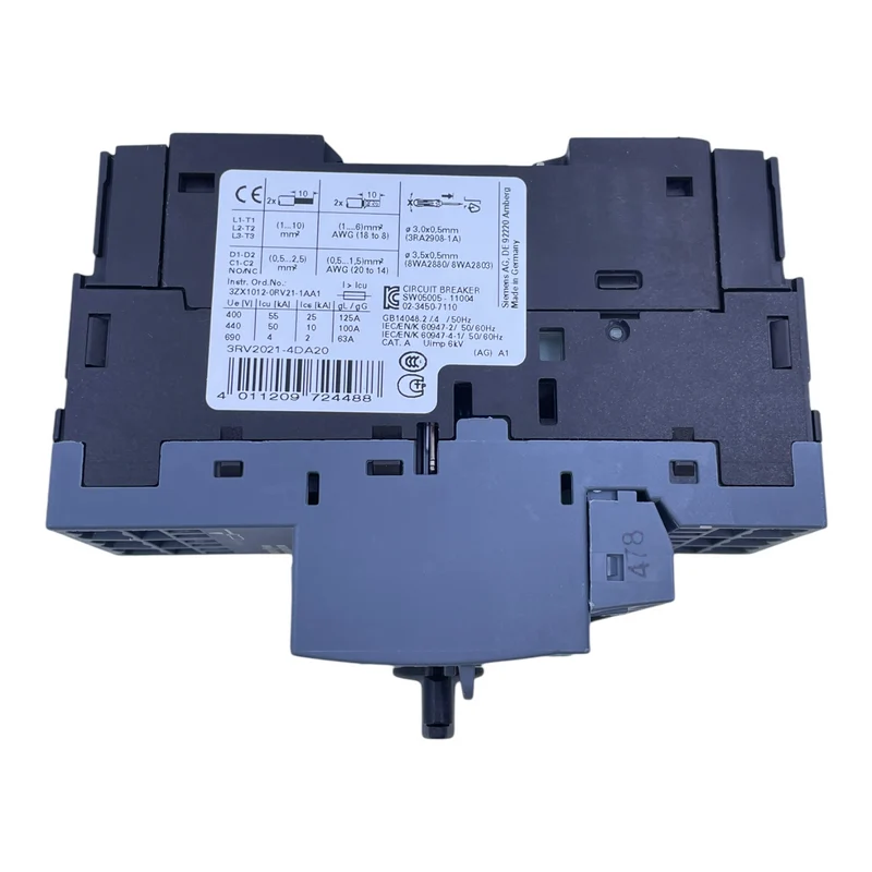 Siemens 3RV2021-4DA20 Leistungsschalter für industriellen Einsatz 50/60Hz