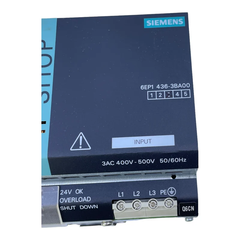 Siemens 6EP1436-3BA00 Netzteil für industriellen Einsatz 24V DC 20A 50/60Hz