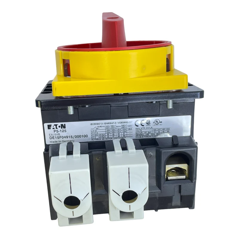 Eaton P5-125 Nockenschalter DE15F04915/000100 Hauptschalter 50/60Hz Schalter
