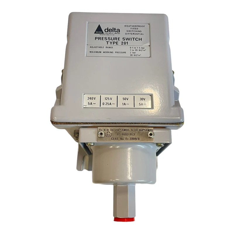 Delta Control Type 201 Druckschalter für industriellen Einsatz Delta Control 201