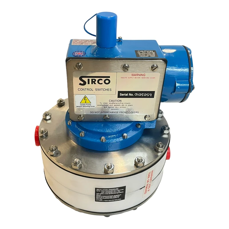 Sirco X00-204PWIS-XX Druckschalter für industriellen Einsatz X00-204PWIS-XX