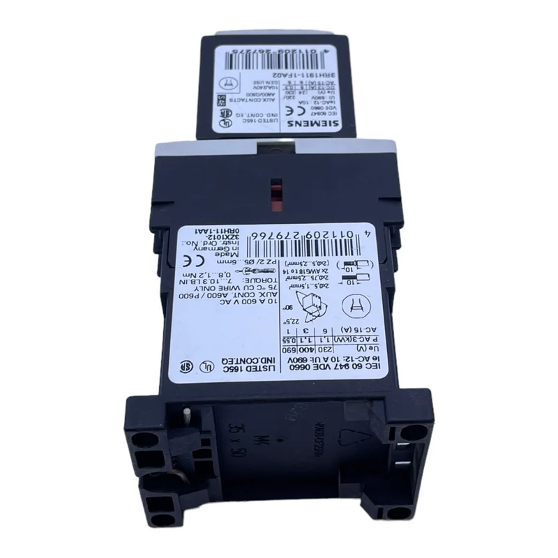 3RH1140-1AP00 Leistungsschalter +3RH1911-1FA02 für industriellen Einsatz 230V