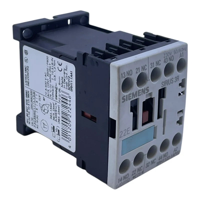 Siemens 3RH1122-1AP00 Leistungsschütz für industriellen Einsatz 230V 50/60Hz