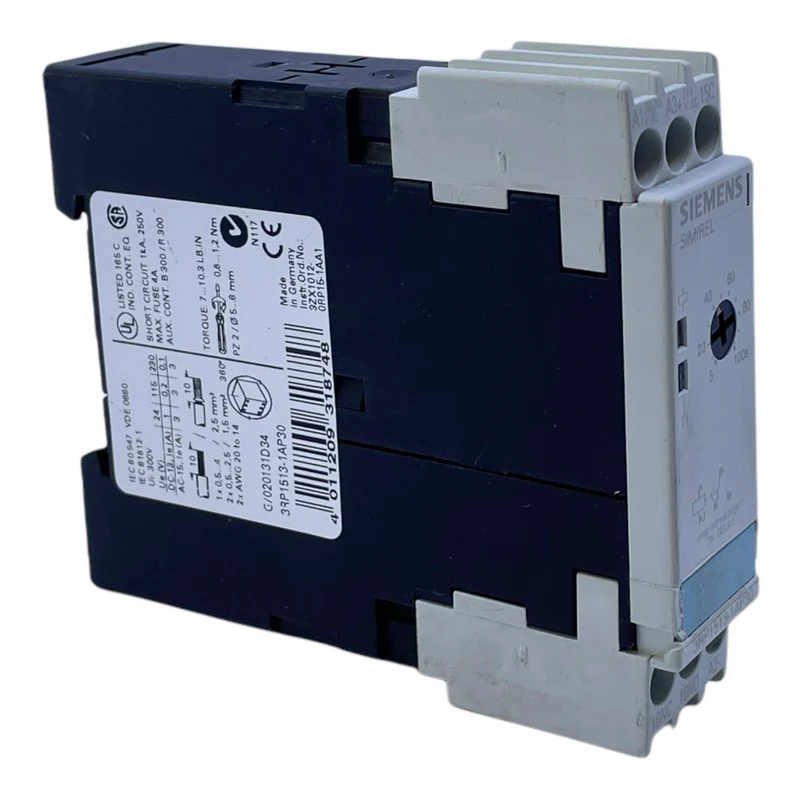 Siemens 3RP1513-1AP30 Zeitrelais für industriellen Einsatz 200-240V AC 24V AC/DC