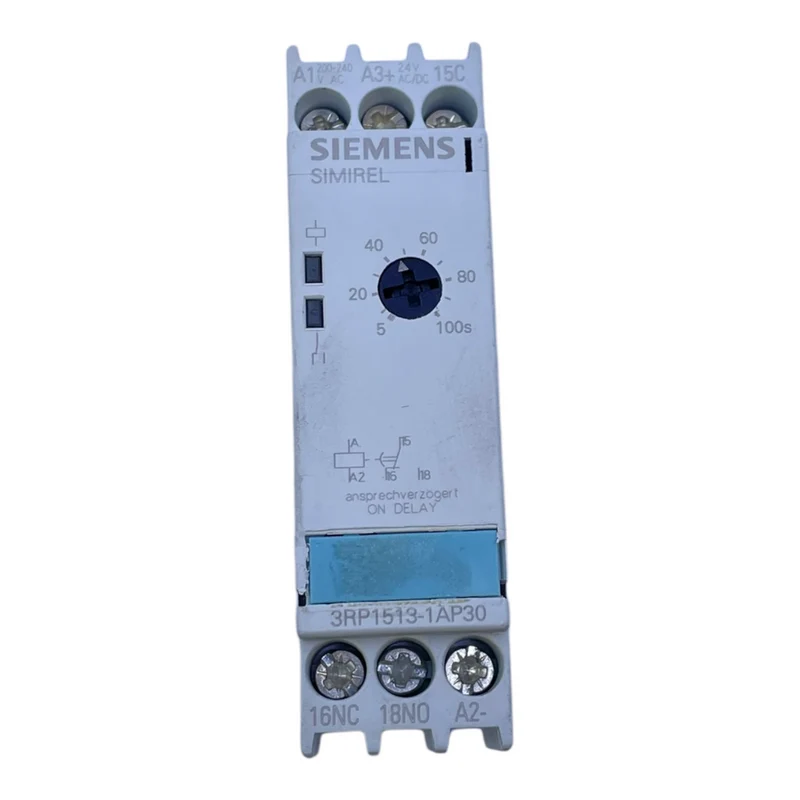 Siemens 3RP1513-1AP30 Zeitrelais für industriellen Einsatz 200-240V AC 24V AC/DC