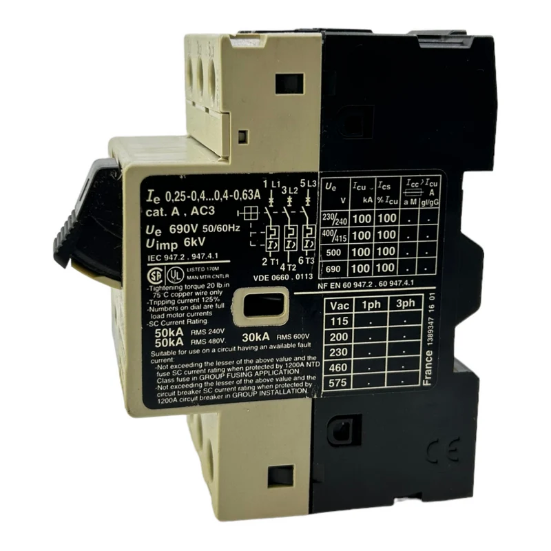 Telemecanique GV2-M04 Motorschutzschalter für industriellen Einsatz 50/60Hz
