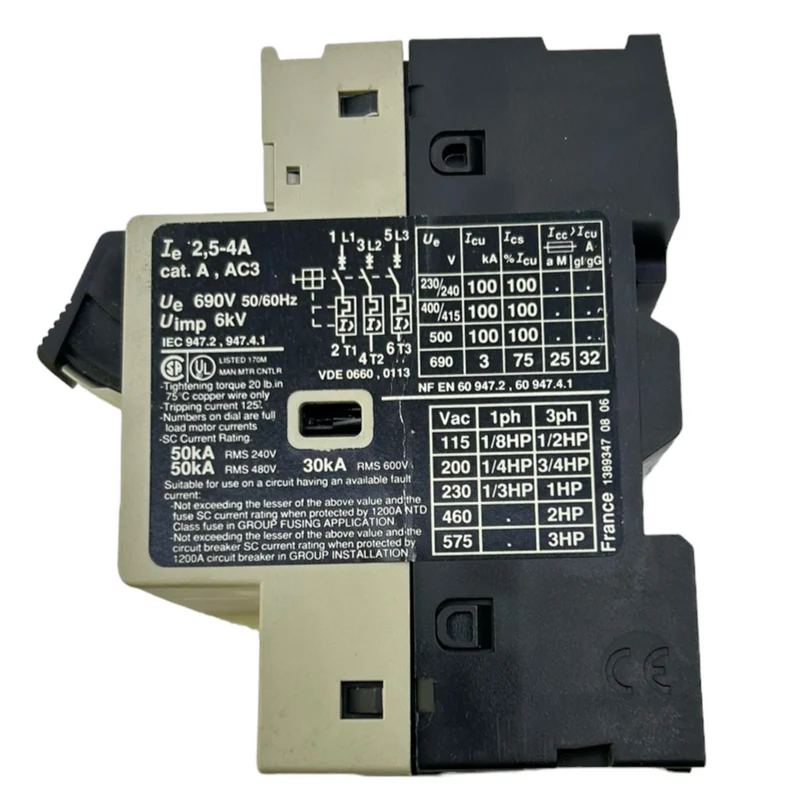 Telemecanique GV2-M08 Motorschutzschalter für industriellen Einsatz 50/60Hz