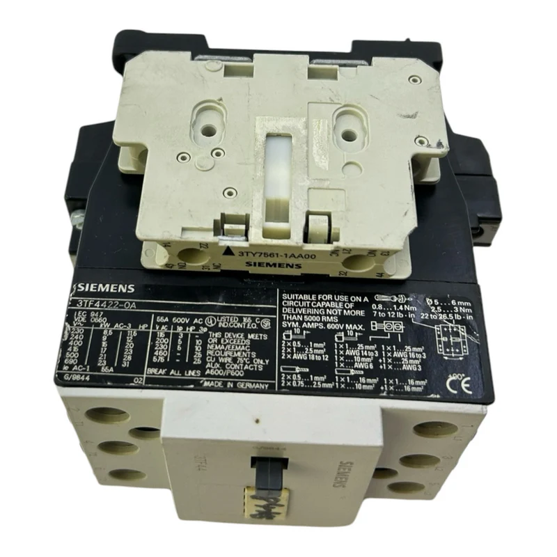 Siemens 3TF4422-0A Schützschalter für industriellen Einsatz 230V 50Hz 277V 60Hz