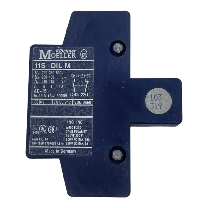 Moeller 11SDILM Hilfsschalter für industriellen Einsatz 11SDILM Moeller