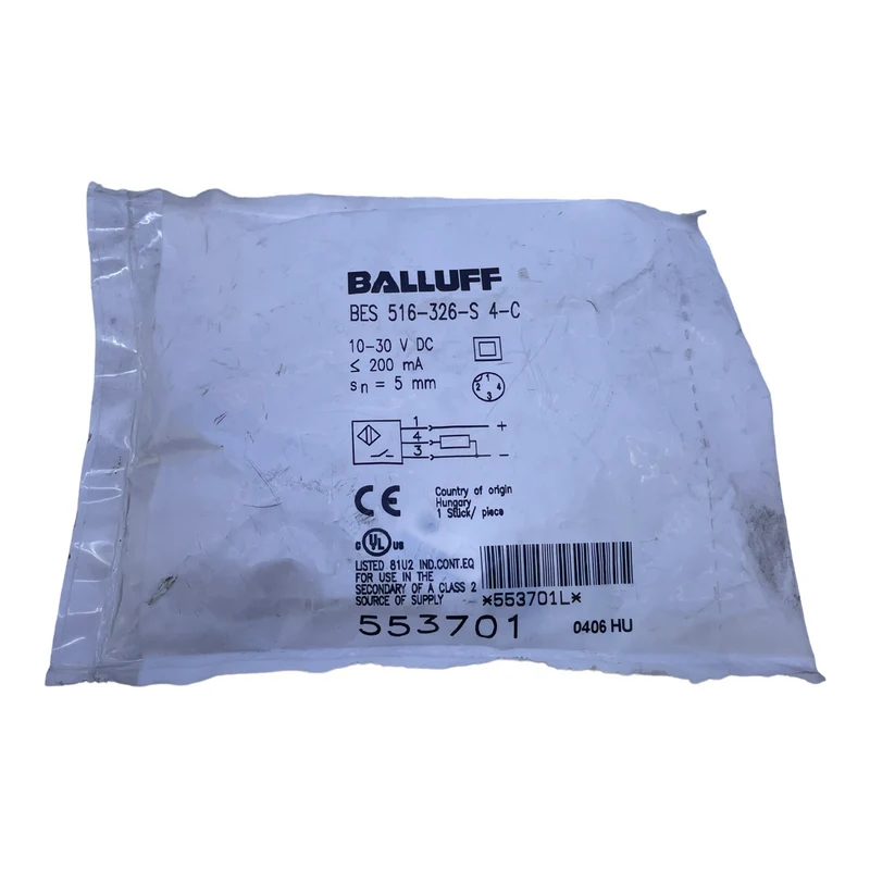 Balluff BES516-326-S4-C Näherungsschalter 553701 10-30V DC 200mA Balluff