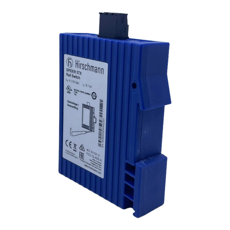 Hirschmann SPIDER 5TX Ethernet Schalter 9,6-32V DC 230-75mA 24V Schalter