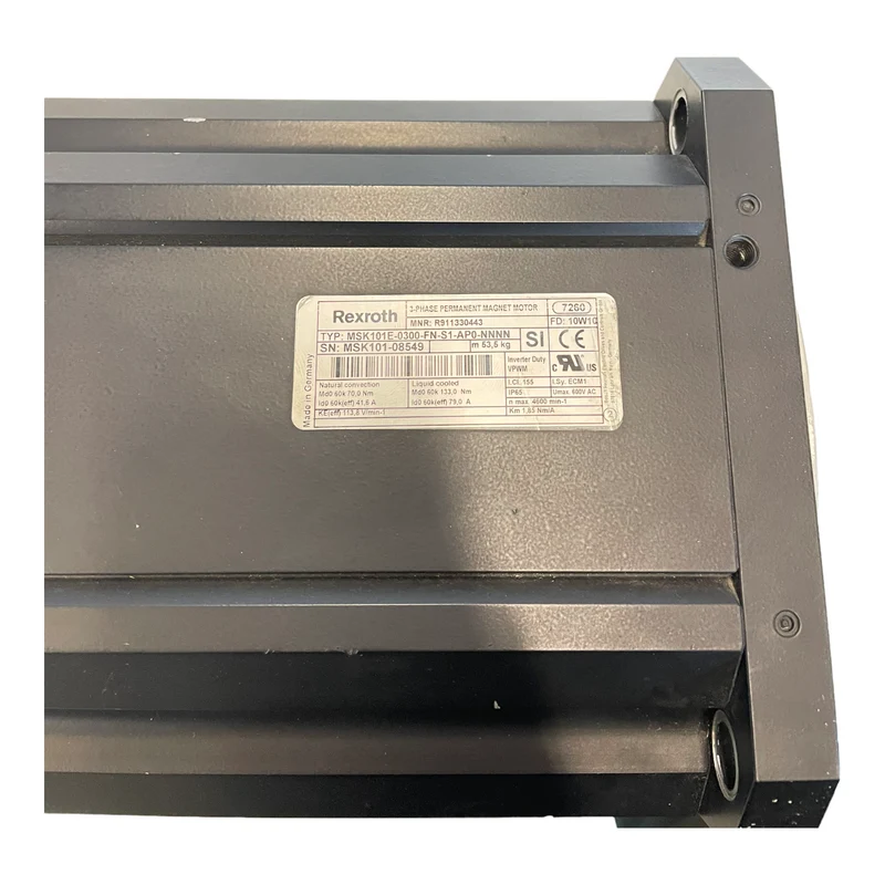 Rexroth Servomotor 70Nm MSK101E-0300-FN-S1-AP0-NNNN 3-Phasen IP65 R911330443
