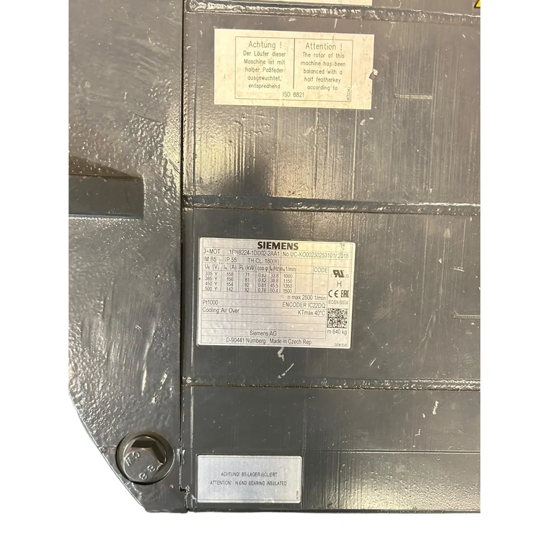 Siemens Servomotor 71kW Synchronantrieb IC22DQ 2500rpm 1PH8224-1DD02-2AA1 Servo