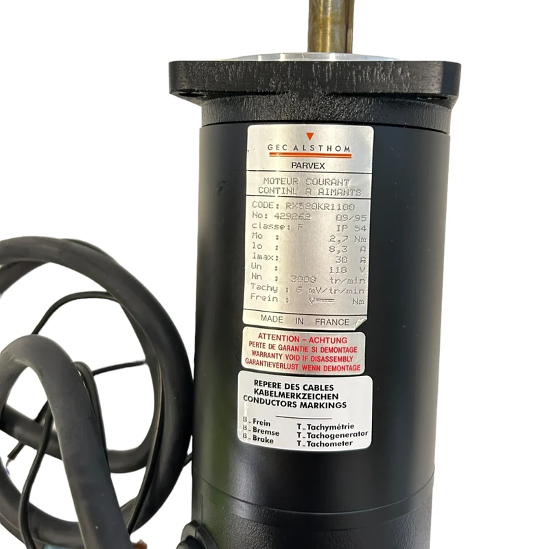 Gec Alsthom RX520KR1100 Servomotor 2,7Nm Gec Alsthom RX520KR1100 Servomotor