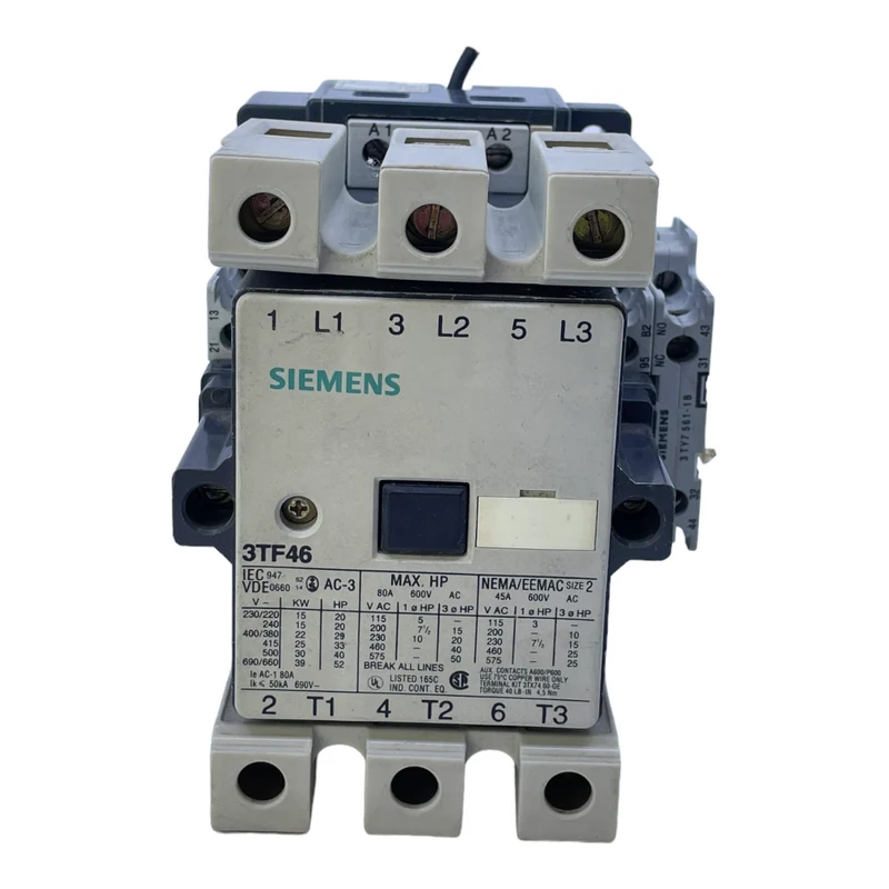 Siemens 3TF46-51/0 Leistungsschütz 24V für industriellen Einsatz Leistungsschütz