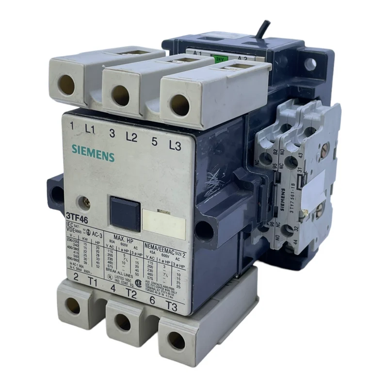 Siemens 3TF46-51/0 Leistungsschütz 24V für industriellen Einsatz Leistungsschütz