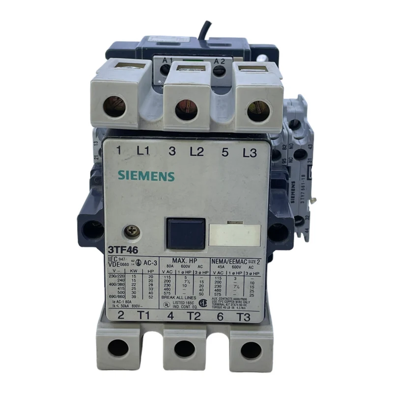 Siemens 3TF46-51/0 Leistungsschütz 24V für industriellen Einsatz Leistungsschütz