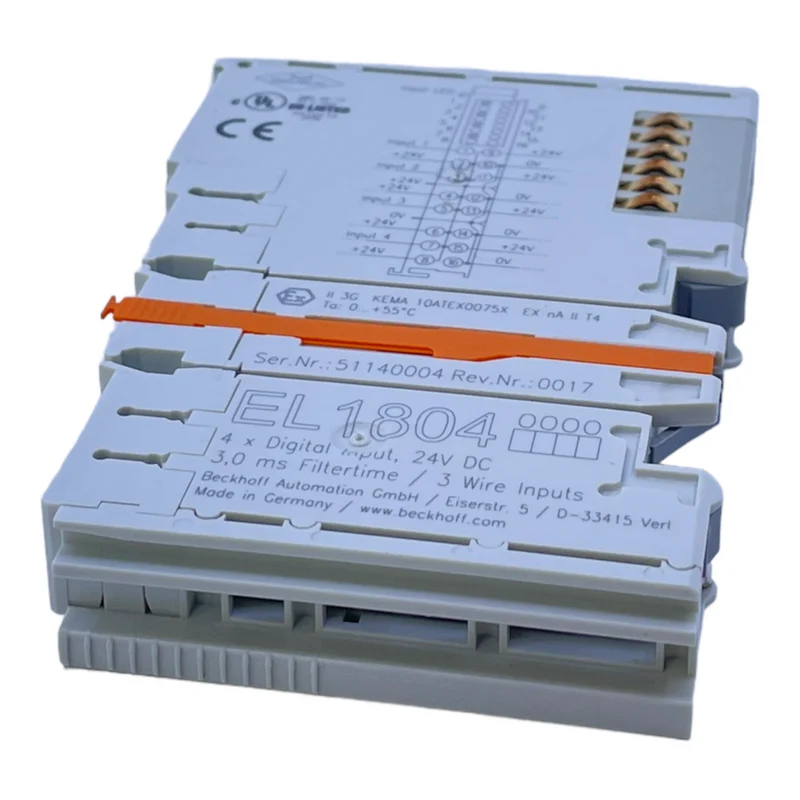 Beckhoff EL1804 Eingabemodul Digital Inout für industriellen Einsatz 24V DC