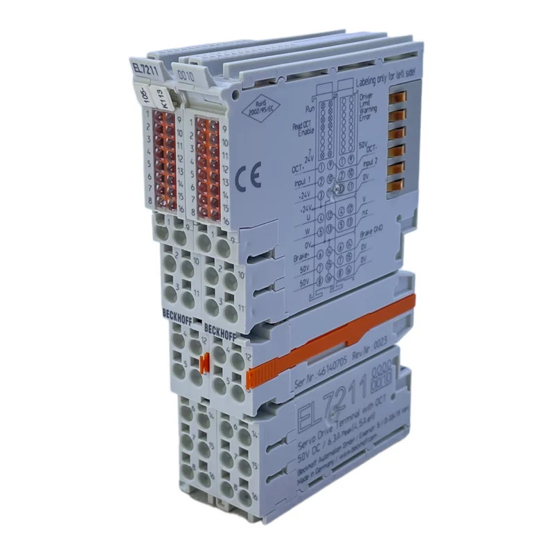 Beckhoff EL7211 EtherCAT-Klemme Servo drive Terminal 50V DC 6,3A EL7211 Beckhoff