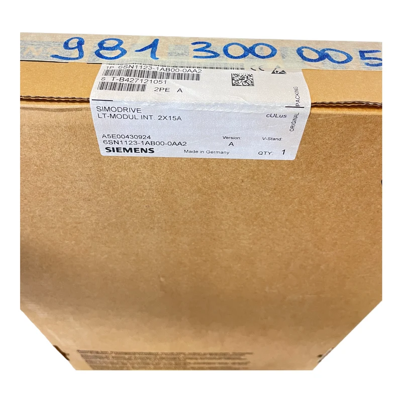 Siemens 6SN1123-1AB00-0AA2 Simodrive Modul für industriellen Einsatz Siemens
