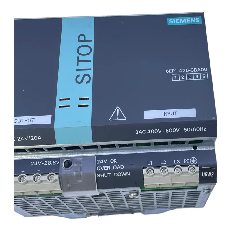 Siemens 6EP1436-3BA00 Netzteil für industriellen Einsatz 24V DC 20A 480W