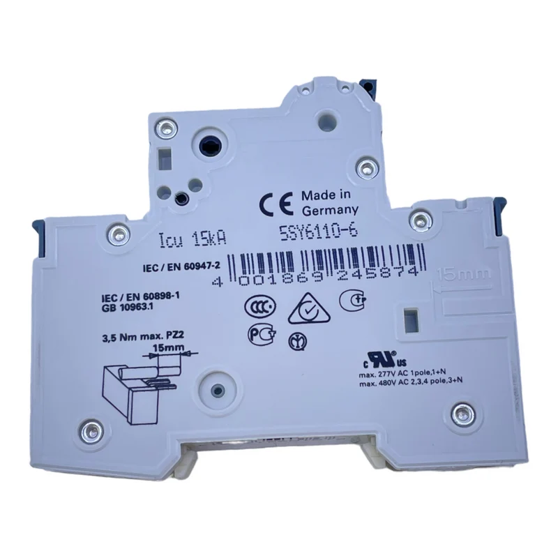 Siemens 5SY61 Schutzschalter MCB B10 230/400V für industriellen Einsatz 5SY61