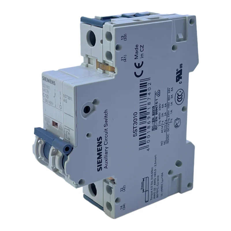 Siemens 5SY61 Schutzschalter MCB C10 230/400V für industriellen Einsatz 5SY61