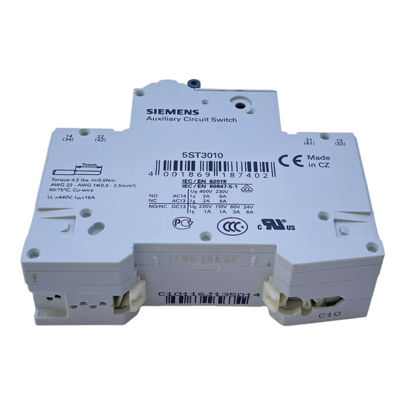 Siemens 5SY61 Schutzschalter MCB C10 230/400V für industriellen Einsatz 5SY61