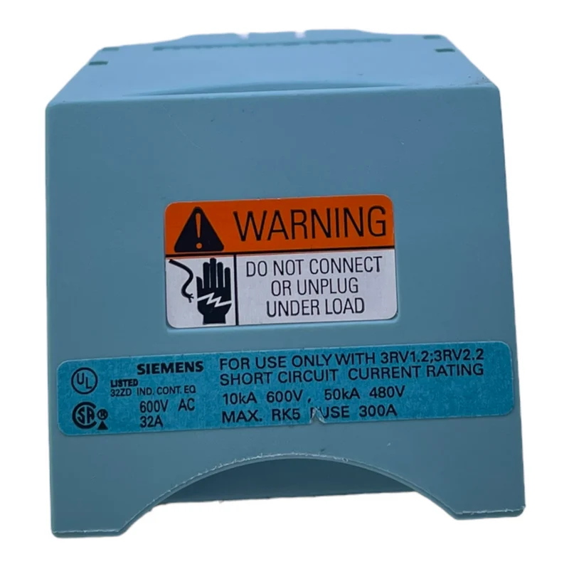 Siemens 3RV2927-5AA00 Verbindungsstecker 32A 600V AC Verbindungsstecker VE: 2stk