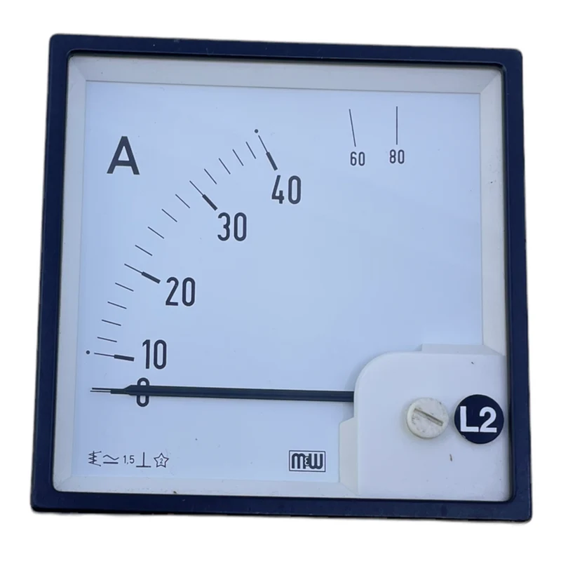 M&W Ampermeter 0-40A Messgerät für industriellen Einsatz Messgerät M&W 0-40A