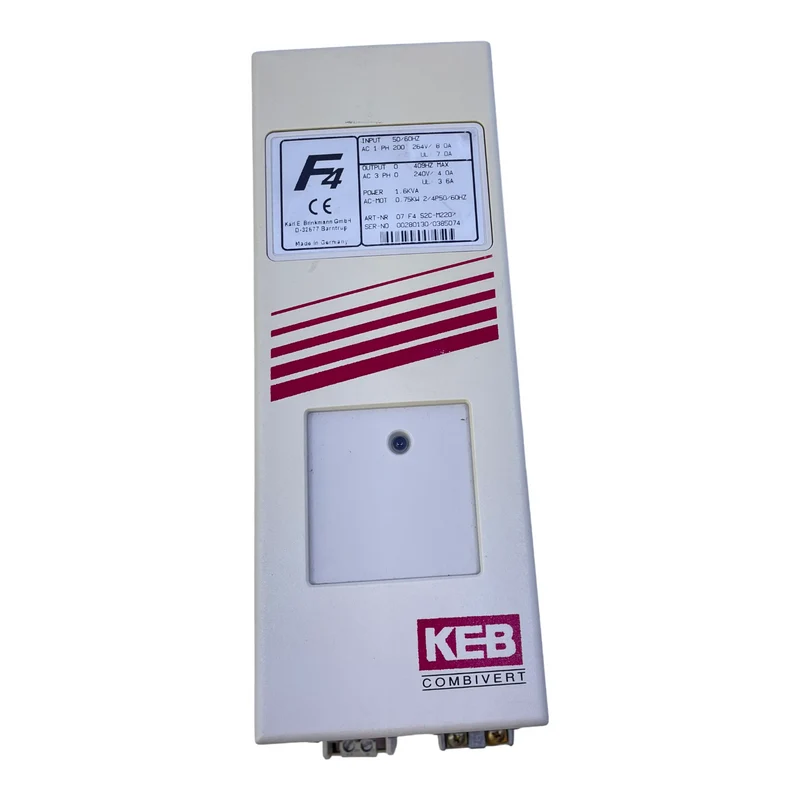 KEB 07.F4.S2C-M220 Frequenzumrichter 0,75kW für industriellen Einsatz KEB 0,75kW