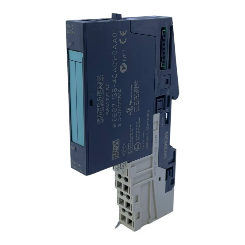 Siemens 6ES7138-4AC01-0AA0 Modul + 6ES7193-4CC30-0AA0 24V DC