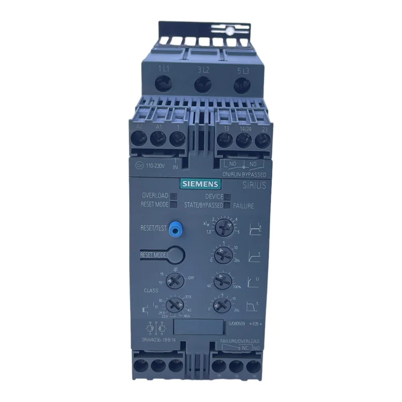 Siemens 3RW4036-1BB14 Sanftstarter 45A 22 kW/400V 200-480V AC 110-230V AC/DC