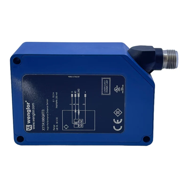 Wenglor X1TA100QXT3 Laserdistanzsensor 18...30V DC 100mA 50Hz