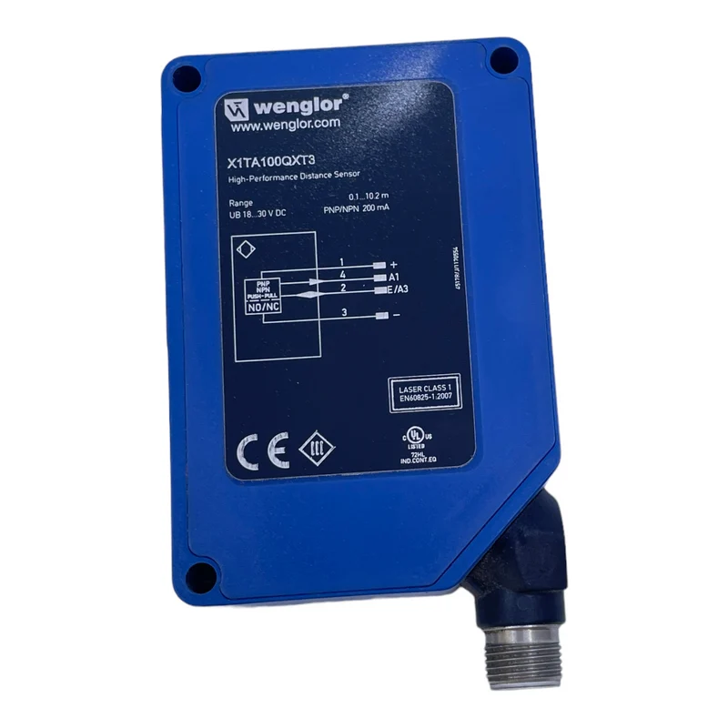 Wenglor X1TA100QXT3 Laserdistanzsensor 18...30V DC 100mA 50Hz