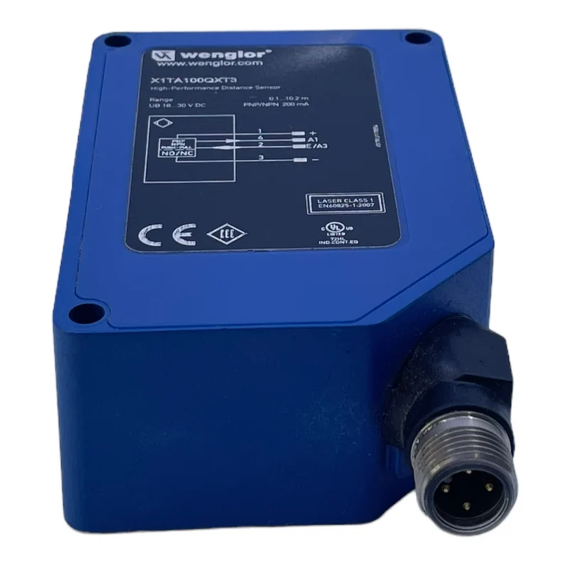 Wenglor X1TA100QXT3 Laserdistanzsensor 18...30V DC 100mA 50Hz