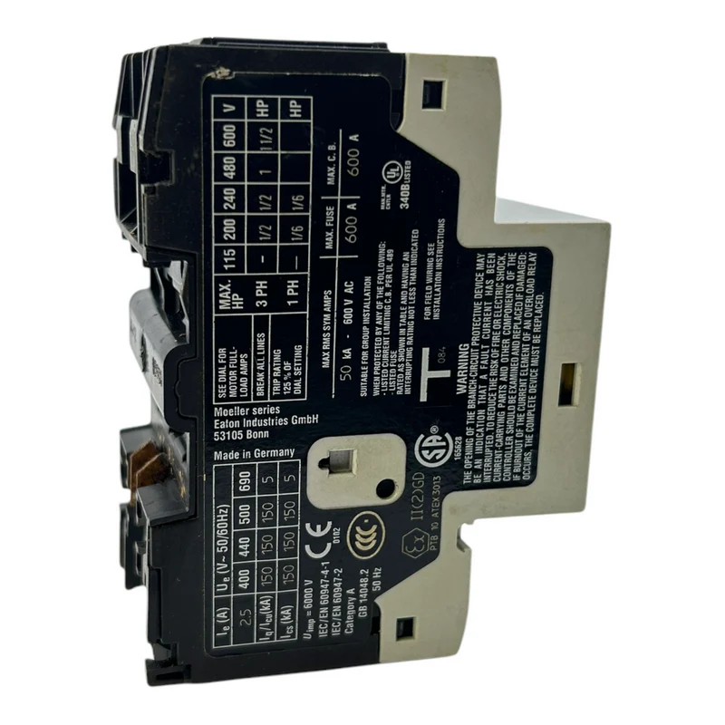 Eaton PKZM0-2,5 Motorschutzschalter für industriellen Einsatz 50/60Hz PKZM0-2,5
