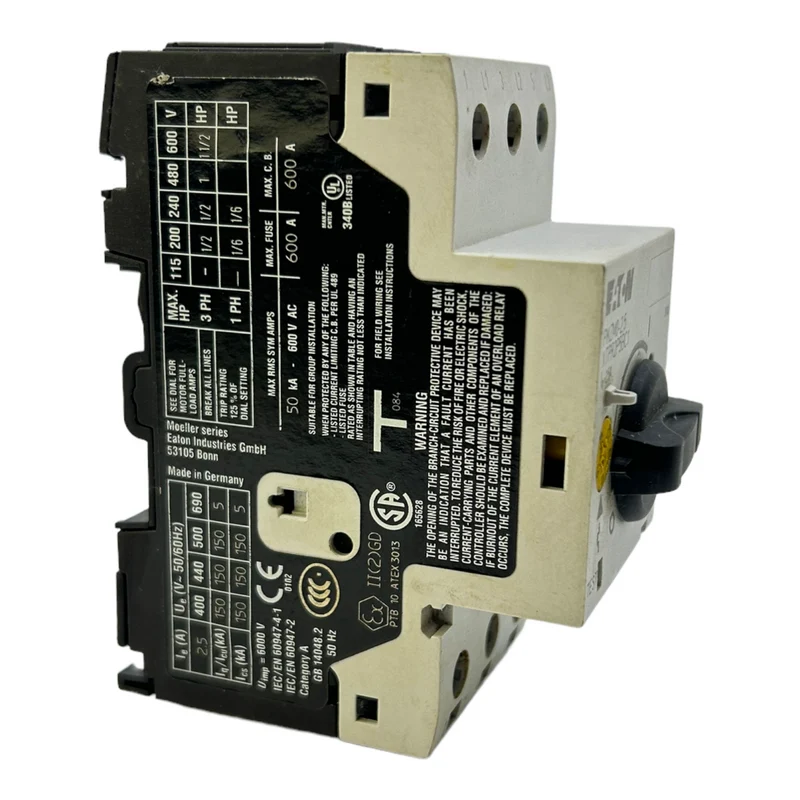 Eaton PKZM0-2,5 Motorschutzschalter für industriellen Einsatz 50/60Hz PKZM0-2,5