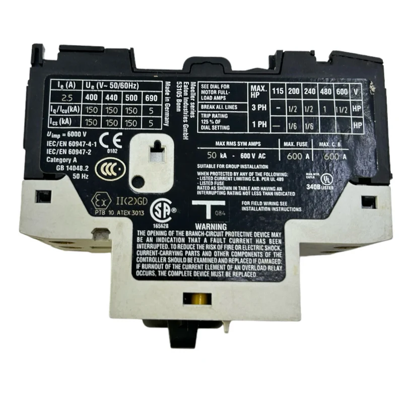 Eaton PKZM0-2,5 Motorschutzschalter für industriellen Einsatz 50/60Hz PKZM0-2,5