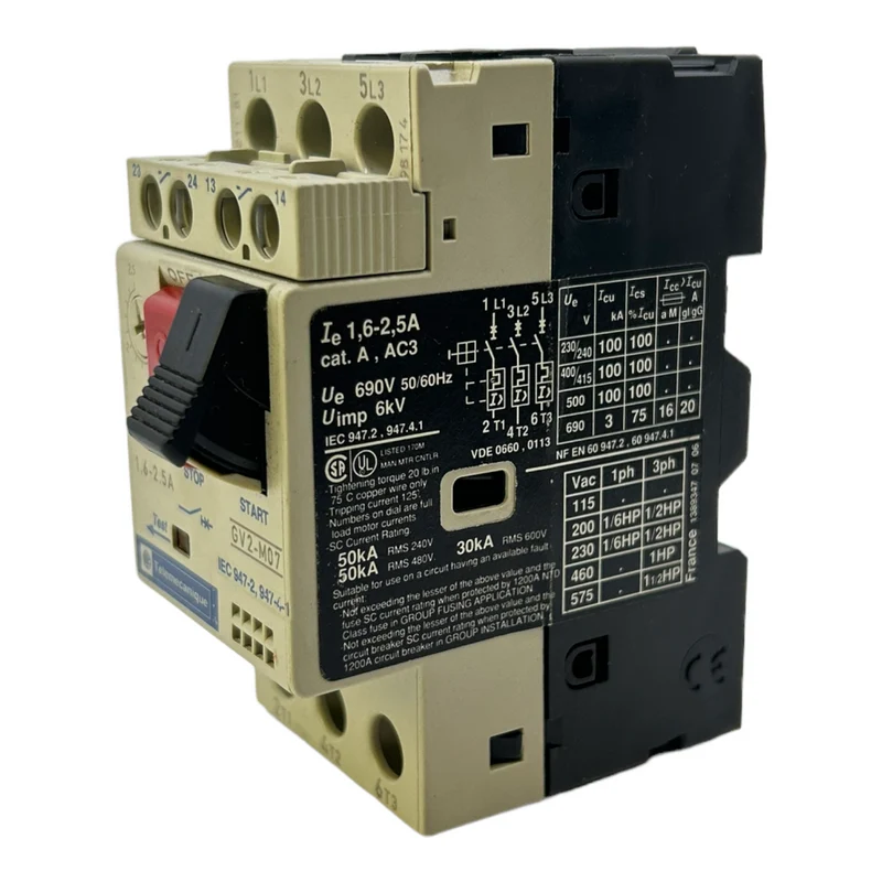 Telemecanique GV2-M07 Motorschutzschalter für industriellen Einsatz 50/60Hz