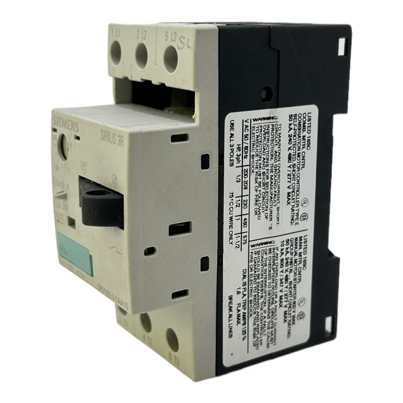 Siemens 3RV1011-1AA15 Leistungsschalter für industriellen Einsatz 50/60Hz
