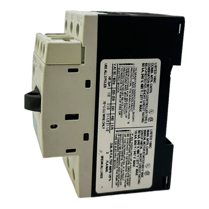 Siemens 3RV1011-1BA15 Leistungsschalter für industriellen Einsatz 50/60Hz