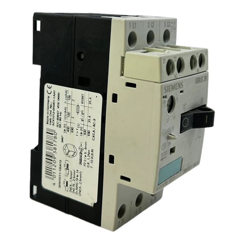 Siemens 3RV1011-1BA15 Leistungsschalter für industriellen Einsatz 50/60Hz