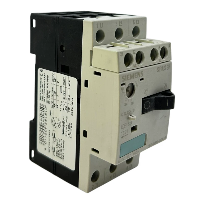 Siemens 3RV1011-1EA15 Leistungsschalter für industriellen Einsatz 50/60Hz