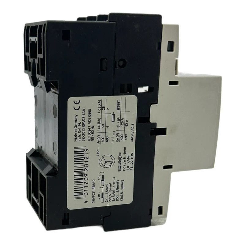 Siemens 3RV1021-4BA10 Leistungsschalter für industriellen Einsatz 50/60Hz