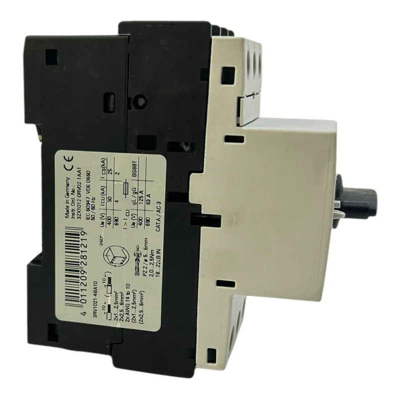 Siemens 3RV1021-4BA10 Leistungsschalter für industriellen Einsatz 50/60Hz