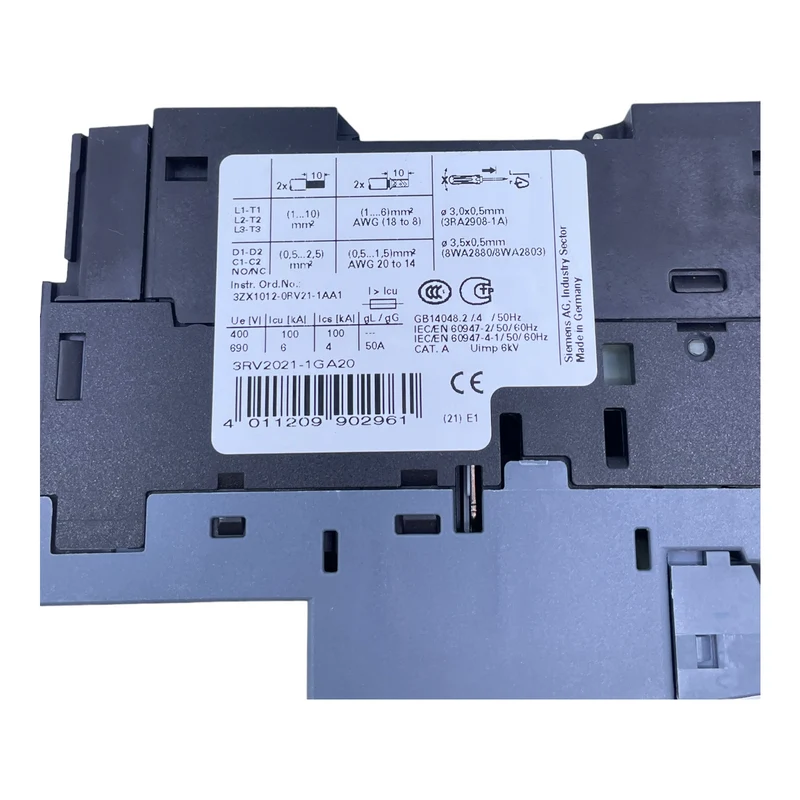 Siemens 3RV2021-1GA20 Leistungsschalter für industriellen Einsatz Siemens
