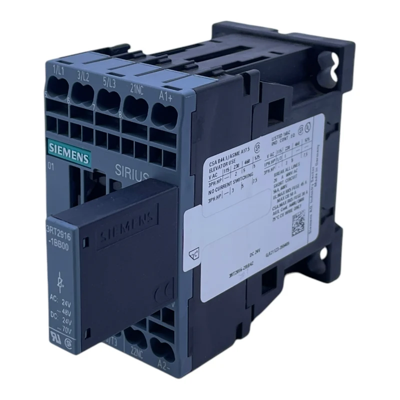 Siemens 3RT2016-2BB42 Leistungsschalter 3RT2916-1BB00 für industriellen Einsatz